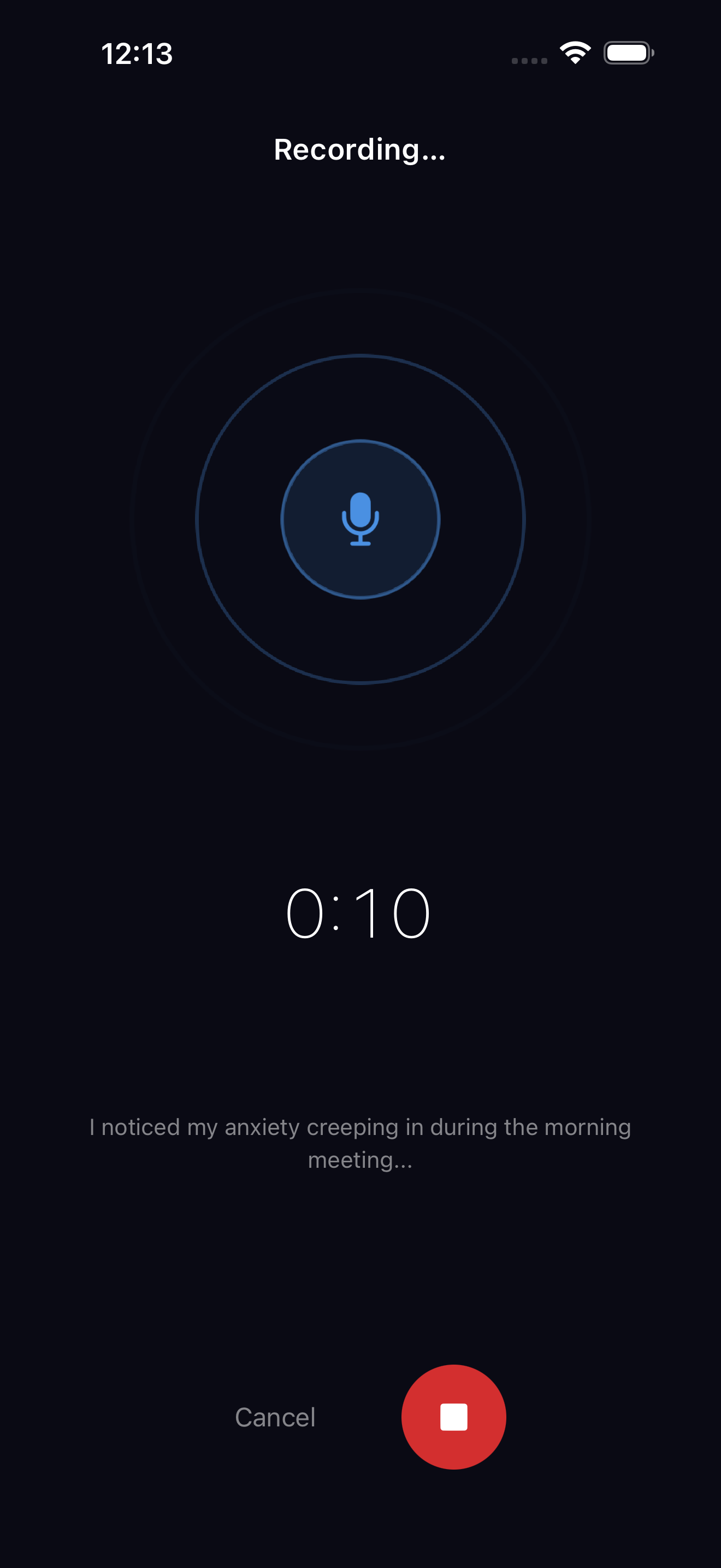 Too overwhelmed to type? Just talk.